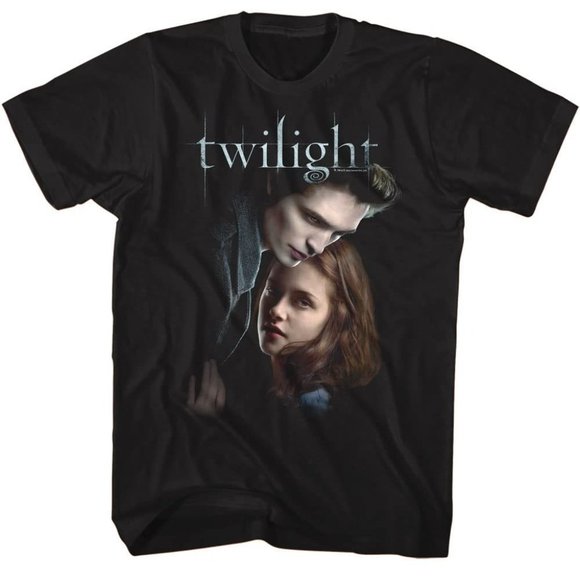 Tops - Retro Style Twilight Movie Edward And Bella Tshirt